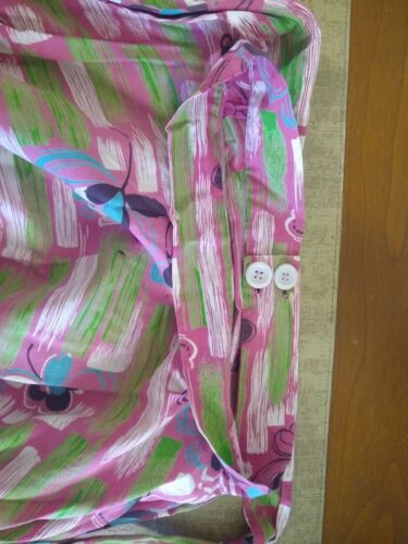 Vintage Tropical Floral Print Skirt handmade xs - Fresh Stock Dated December 2025