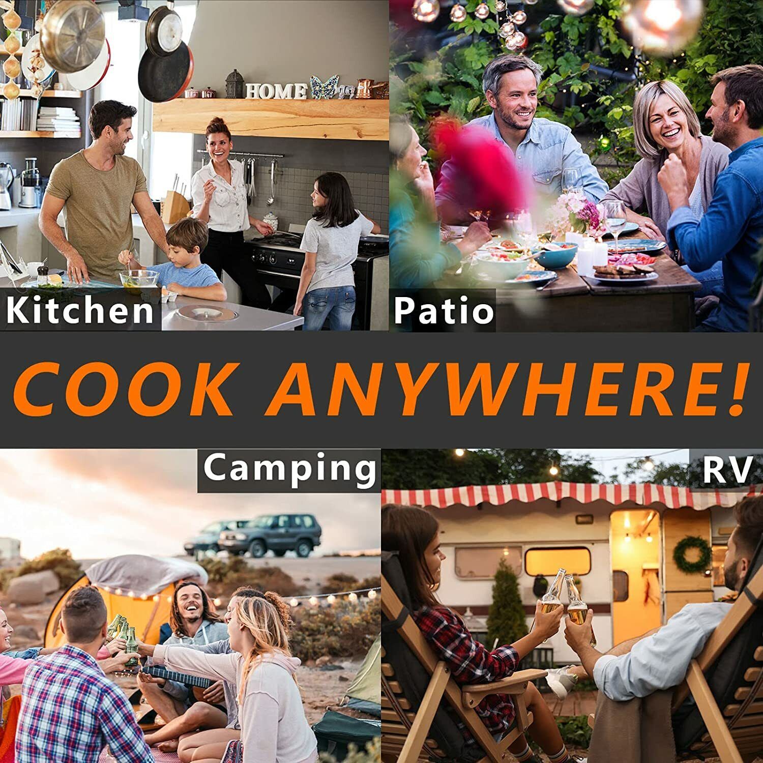 Hot Plate, CUSIMAX Double Burner Electric Cooktop, Hot Plate Cooking Double Hot - Fresh Stock Dated February 2026