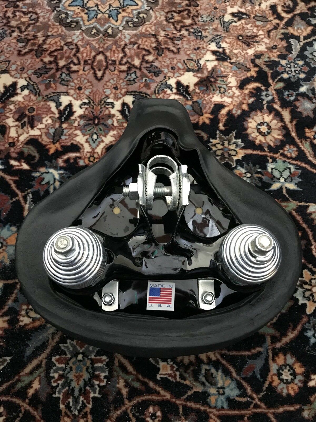 Orignal Emory, Made In the USA, Heavy Duty, Powder Coated Black Steel Seat. New. - Fresh Stock Dated December 2025