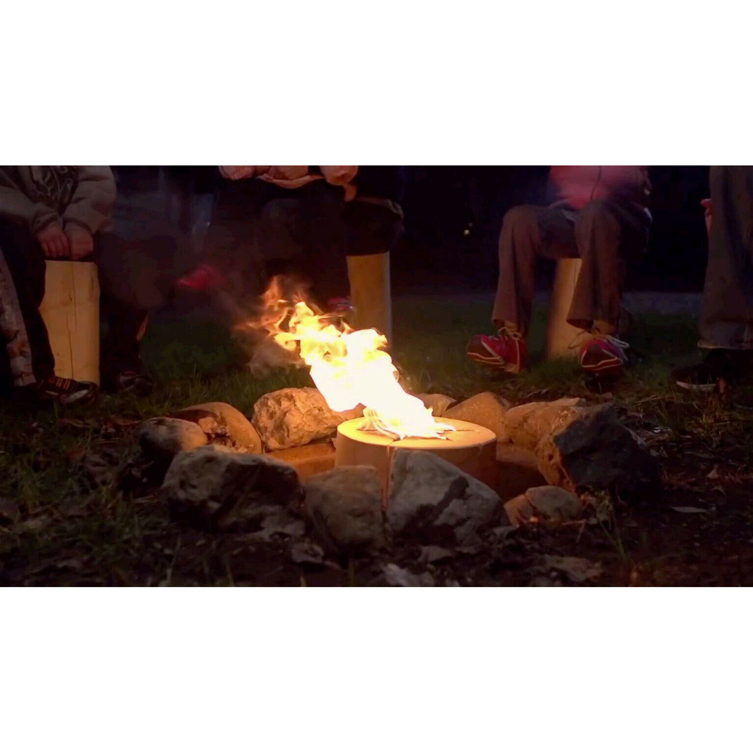 TimberTote Large 12x8 Inch One Log Campfire Cooking Camp Fire Wood Log(Open Box) - Fresh Stock Dated December 2025