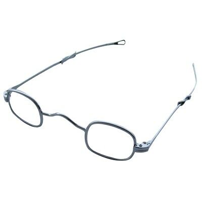 Antique Silver Adjusting Arms Sides Spectacles Eye Glasses Theatre Costume Prop - Fresh Stock Dated December 2025