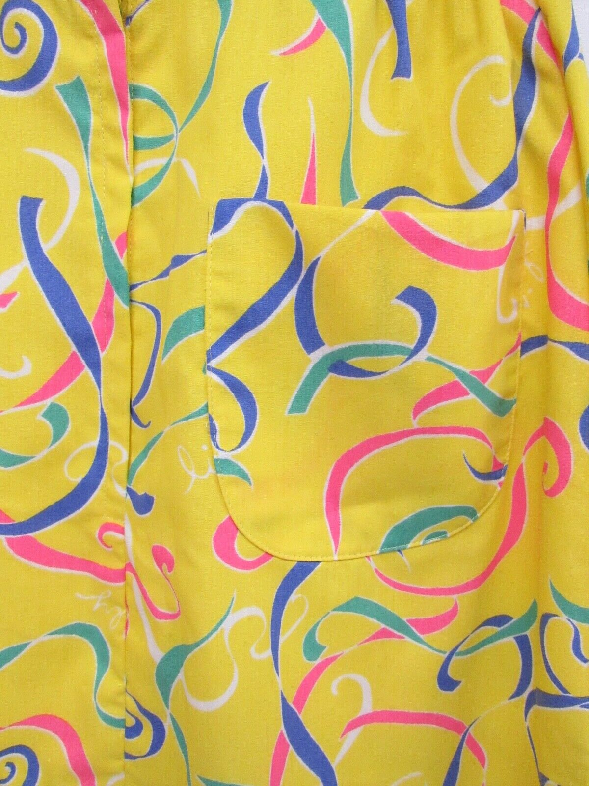 Vintage 70's 80's The LILLY Lilly Pulitzer A Line  Skirt Signature Ribbons Small - Fresh Stock Dated February 2026