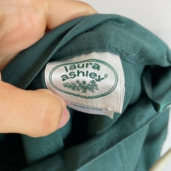 Vintage Women's Skirts Laura Ashley 80s/90s Linen Pleated Skirt, Size US 4 - Fresh Stock Dated February 2026