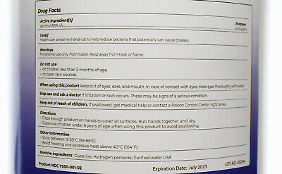 Antiseptic Hand Rub, 1 Gallon - 80% Alcohol Topical Solution - Innovating - Fresh Stock Dated February 2026