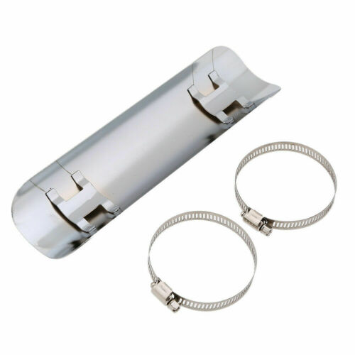 Exhaust Muffler Pipe Heat Shield Cover Heel Guard Universal for HondaHarley BMW - Fresh Stock Dated February 2026