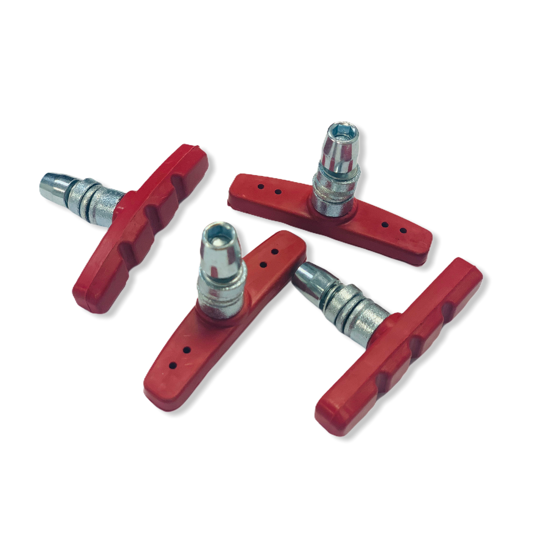 Mountain Bike MTB BMX V Brake Pads Shoes 60mm/70mm TWO Pairs - Fresh Stock Dated December 2025