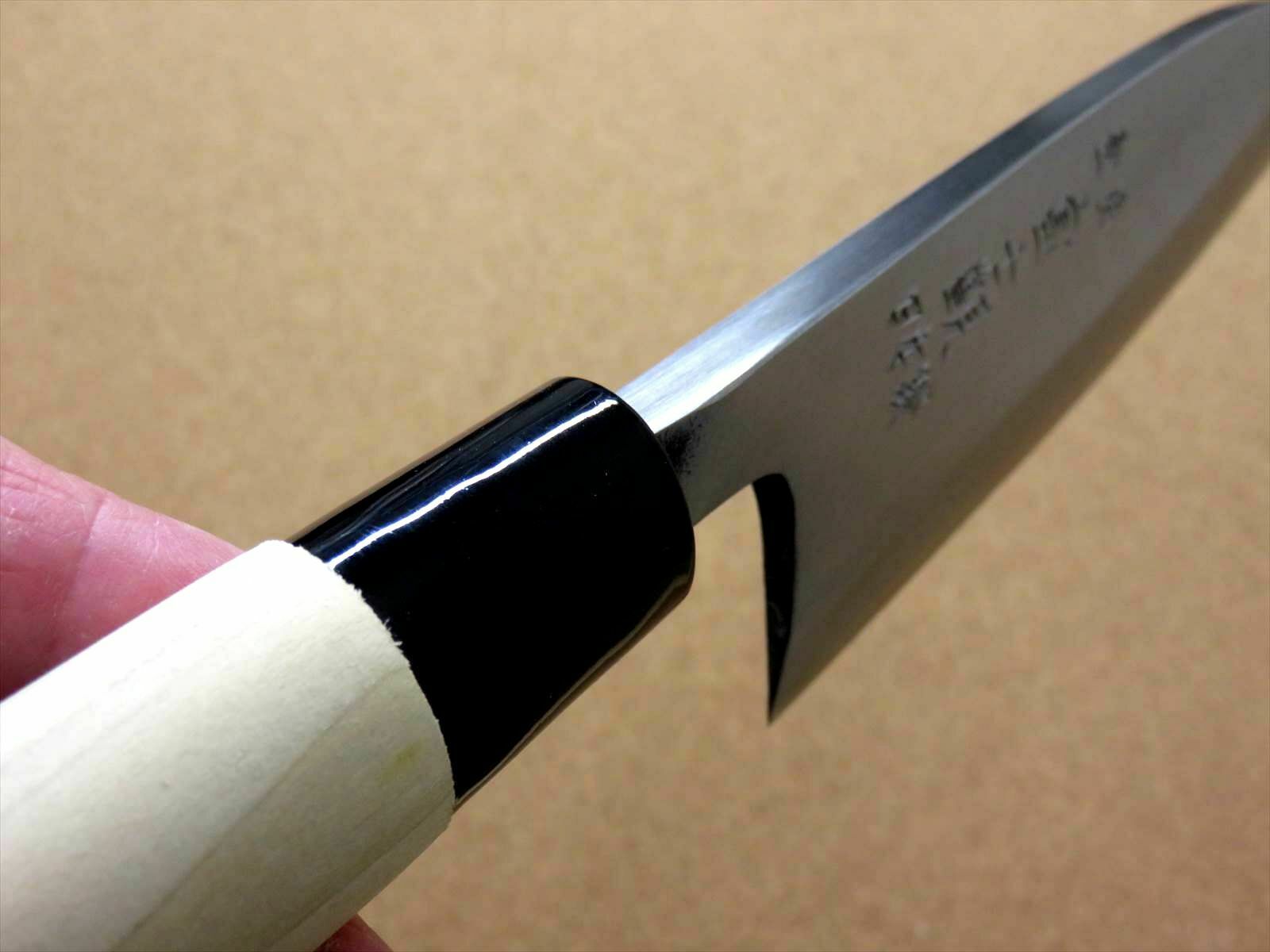 Japanese Kitchen Deba Knife 180mm 7.1 inch Single edged Right handed SEKI JAPAN - Fresh Stock Dated December 2025