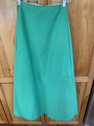 Vintage The Frog Pond L Fits M Green Floral Appliqué Wrap Skirt NWT - Fresh Stock Dated February 2026