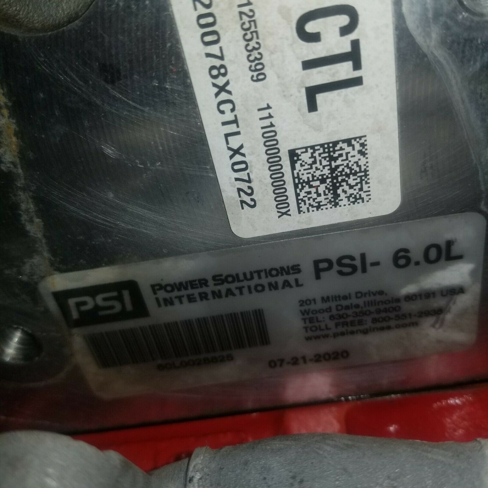 Ls3 821 heads crate motor heads built 2019 tags  lighter valves then 0823 heads - Fresh Stock Dated February 2026