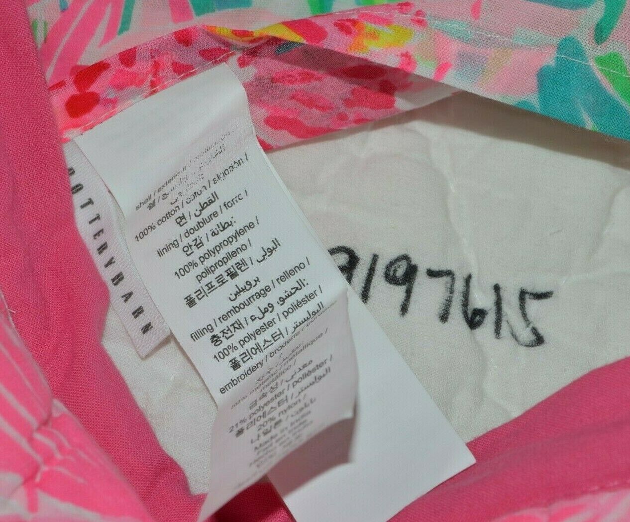 Pottery Barn Lilly Pulitzer Lilly of the Jungle Reversible Euro Sham NWOT Pink - Fresh Stock Dated December 2025