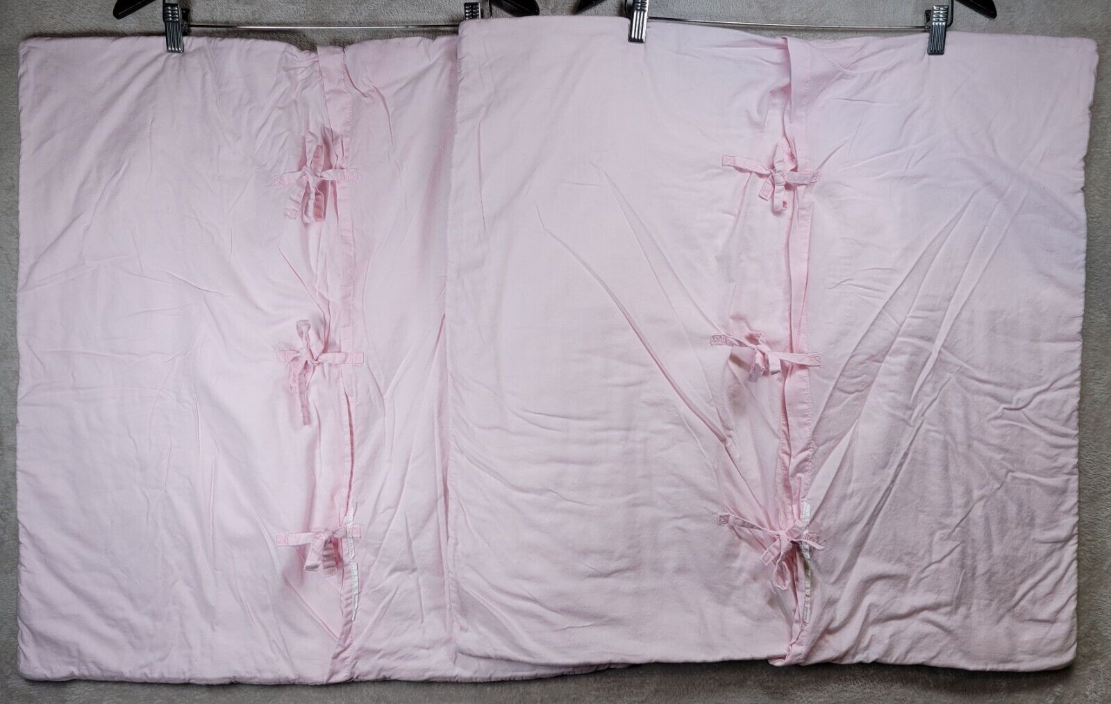 Pottery Barn Kids Pillow Shams Quilted Set Of 2 Floral Fairy Embroidered Pink - Fresh Stock Dated February 2026