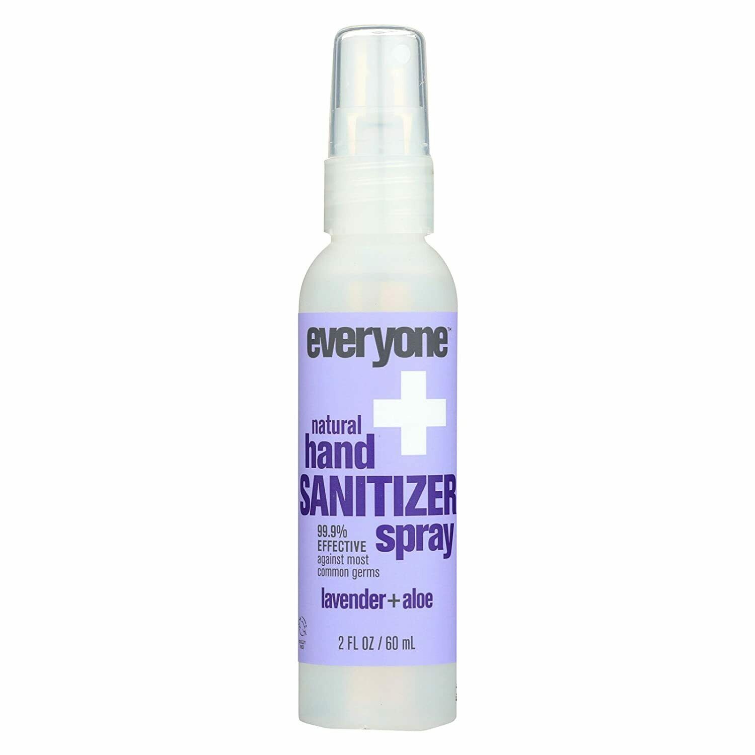 Everyone Hand Sanitizer Spray: Lavender and Aloe, 2 Ounce (6 PACK) - Fresh Stock Dated February 2026