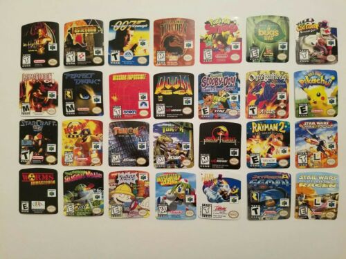 Tecmo NBA Basketball NES cartridge replacement label sticker Nintendo - Fresh Stock Dated December 2025