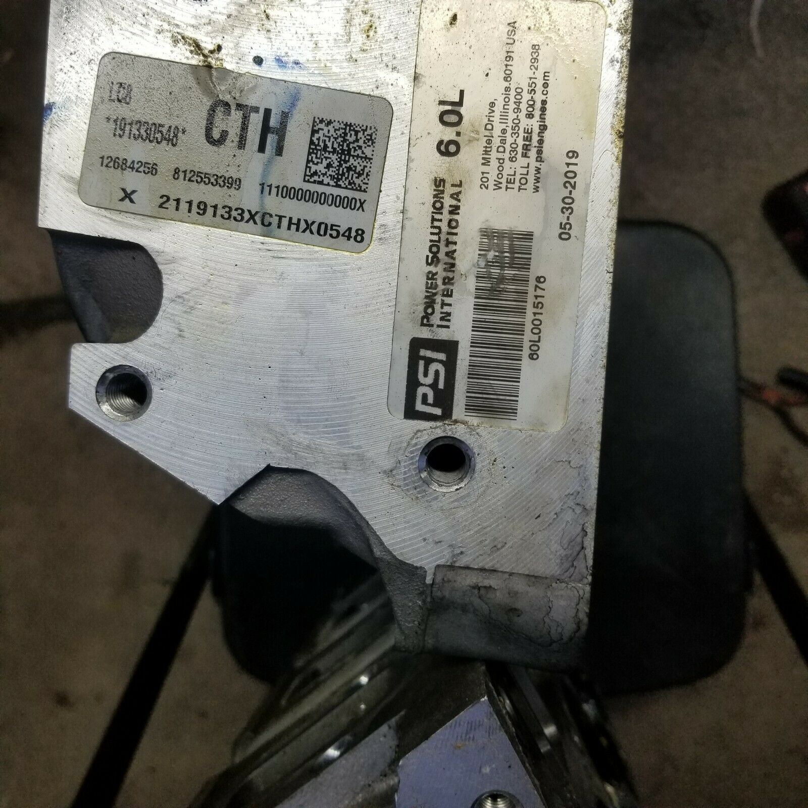 Ls3 821 heads crate motor heads built 2019 tags  lighter valves then 0823 heads - Fresh Stock Dated February 2026