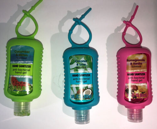 3 In 1 Hand Sanitizers 1Ea 3oz Blt Cucumber & Melon,Coconut & Lime,Pomegranate - Fresh Stock Dated February 2026