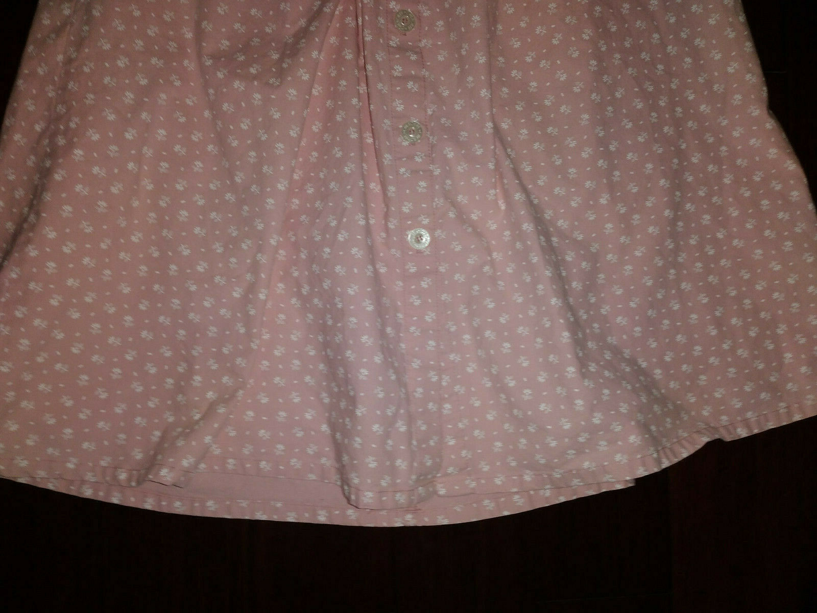 Vintage 80's Cherokee Long Pink W/ White Flowers Long Prairie Boho Skirt Sz 14 - Fresh Stock Dated February 2026