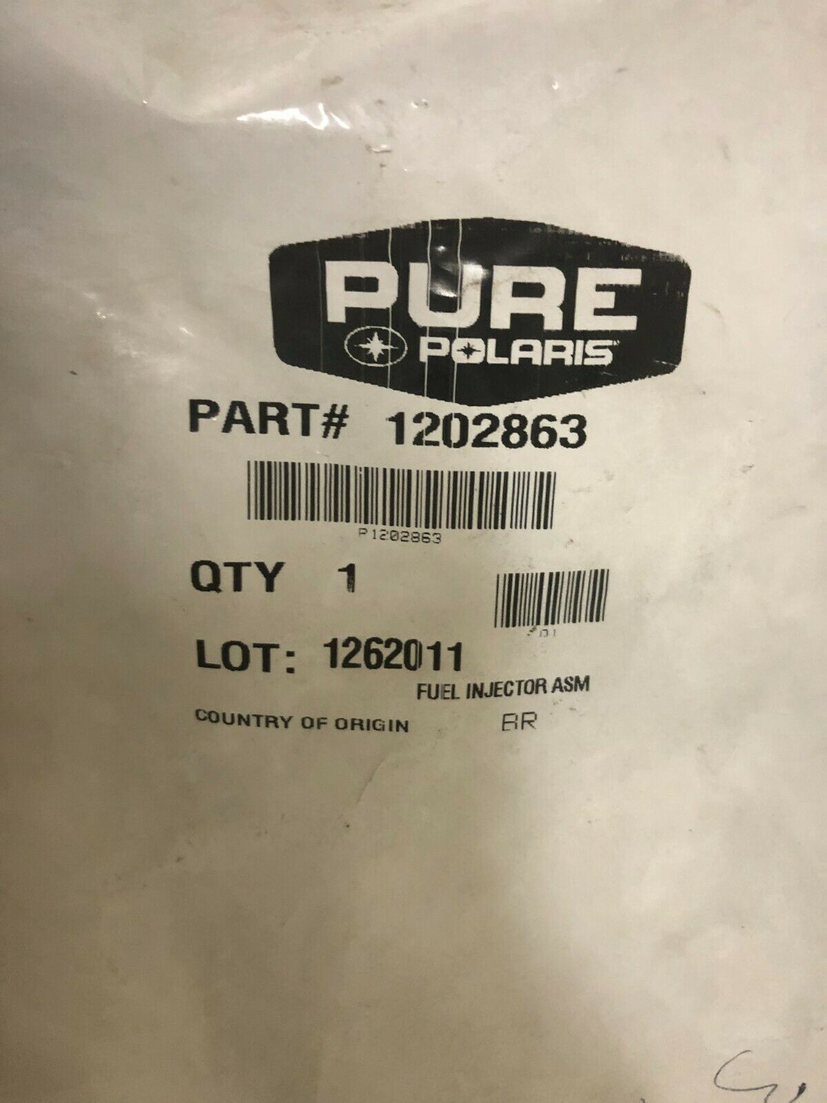 Polaris Injector 1202863 - Fresh Stock Dated February 2026