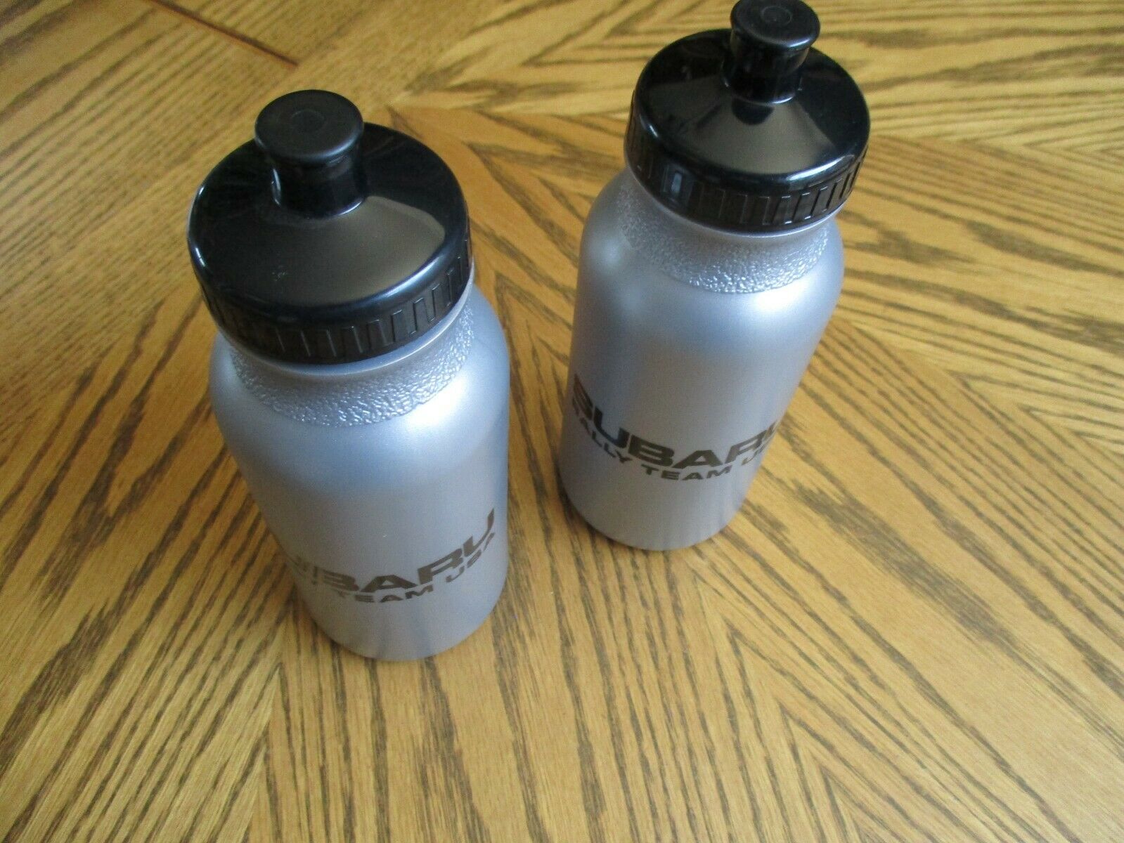 NEW = SUBARU RALLY TEAM  WATER BOTTLES= LOT OF 2 - Fresh Stock Dated December 2025