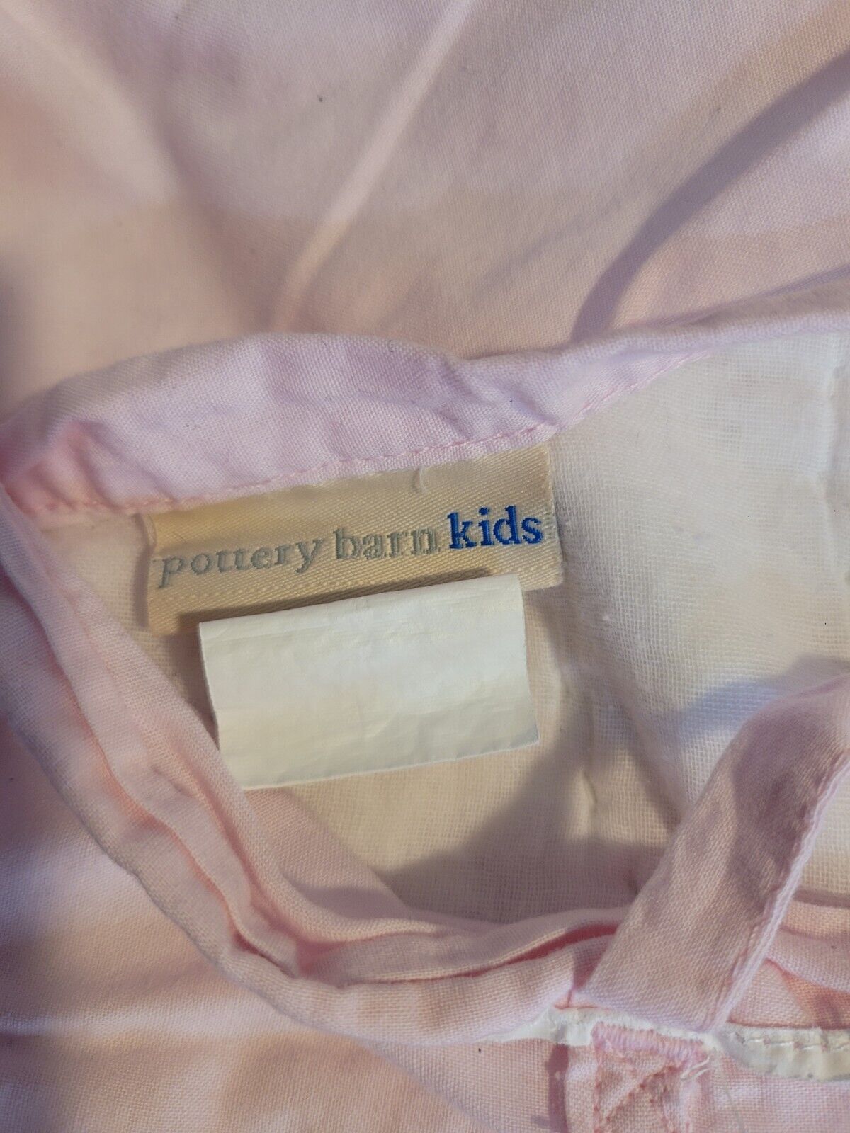 Pottery Barn Kids Pillow Shams Quilted Set Of 2 Floral Fairy Embroidered Pink - Fresh Stock Dated February 2026