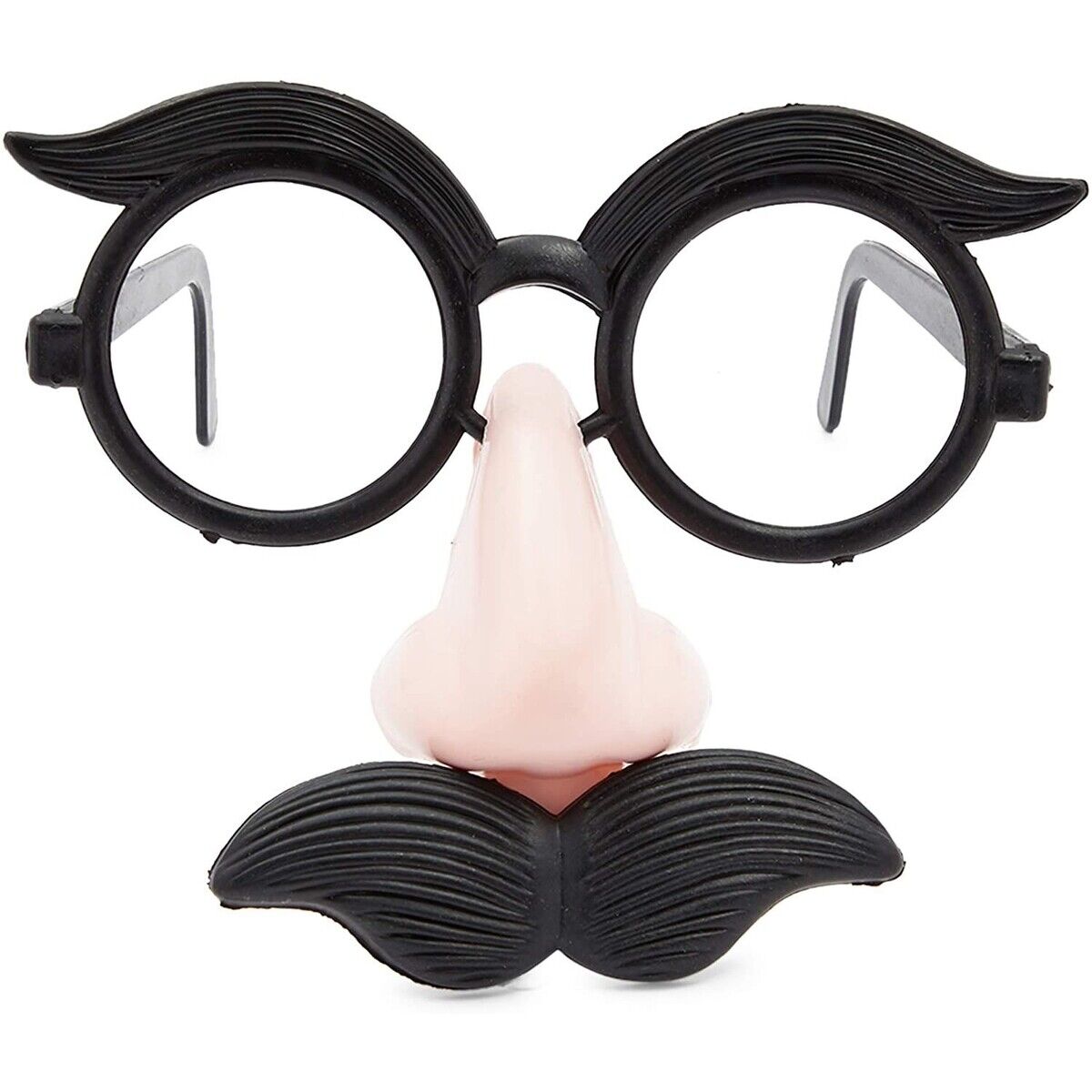 Funny Nose and Mustache Glasses for Halloween, Costumes, Parties (16 Pack) - Fresh Stock Dated February 2026