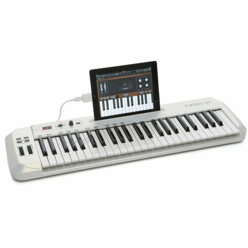 Samson Carbon 49 USB/MIDI Keyboard Controller + 4 Port USB Hub + Cable - Fresh Stock Dated February 2026