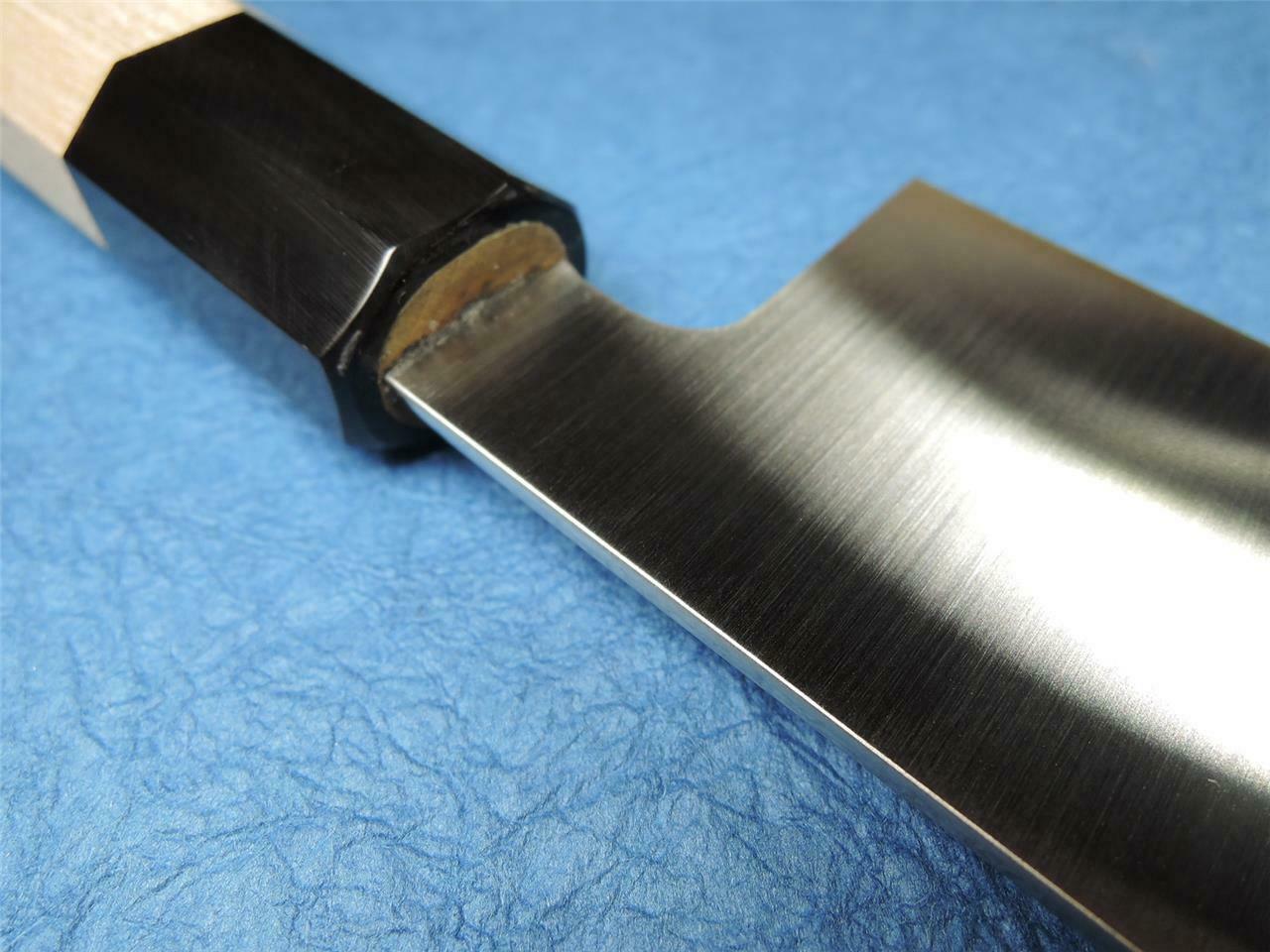 Ashi Hamono Ginga Swedish Stainless Nakiri Japanese Knife 180mm with Saya - Fresh Stock Dated December 2025