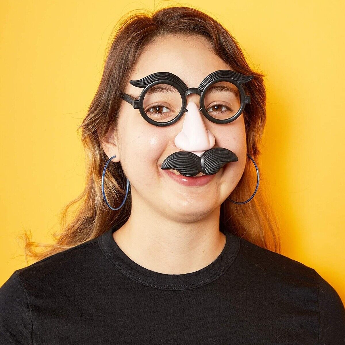 Funny Nose and Mustache Glasses for Halloween, Costumes, Parties (16 Pack) - Fresh Stock Dated February 2026