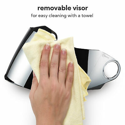 AHR RUN-F Replacement Full Face Motorcycle Helmet Front Visor PC Face Shield - Fresh Stock Dated February 2026