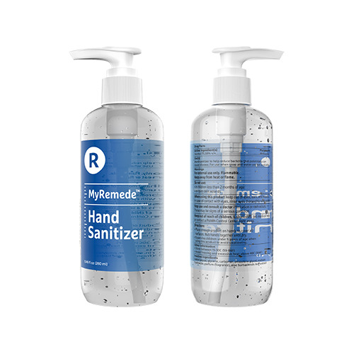 MyRemede Hand Sanitizer 9.46 fl oz 4/8/12/36 Pack 75% Alcohol No-Scent Gel - Fresh Stock Dated February 2026