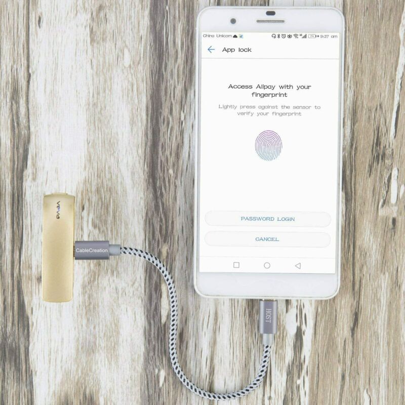 CableCreation Micro USB to OTG Cable, Male Male, Gray(1-Pack) - Fresh Stock Dated February 2026