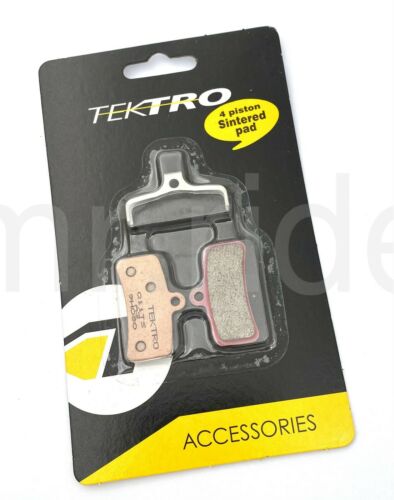 Tektro ORION HD-M750/M745/DORADO HD-E725 Bike 4 Piston Sintered Disc Brake Pad - Fresh Stock Dated February 2026