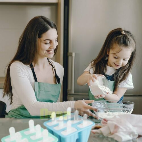 Popsicle Molds 6pc Silicone Ice Pop Molds BPA Free Popsicle Reusable with Funnel - Fresh Stock Dated February 2026