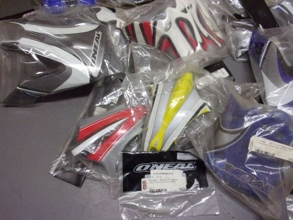 20 Assorted NOS Vintage O'Neal Helmet Parts - Fresh Stock Dated February 2026