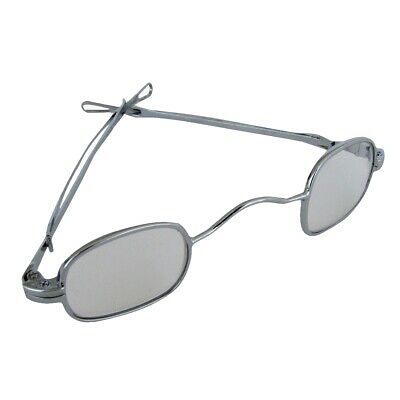 Antique Silver Adjusting Arms Sides Spectacles Eye Glasses Theatre Costume Prop - Fresh Stock Dated December 2025