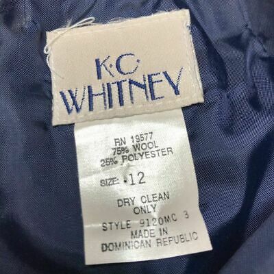 K.C. WHITNEY VINTAGE size 12 navy secretary skirt - Fresh Stock Dated February 2026