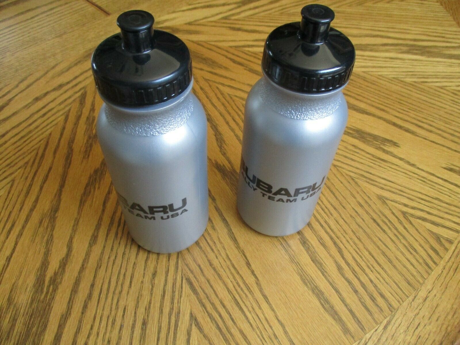 NEW = SUBARU RALLY TEAM  WATER BOTTLES= LOT OF 2 - Fresh Stock Dated December 2025