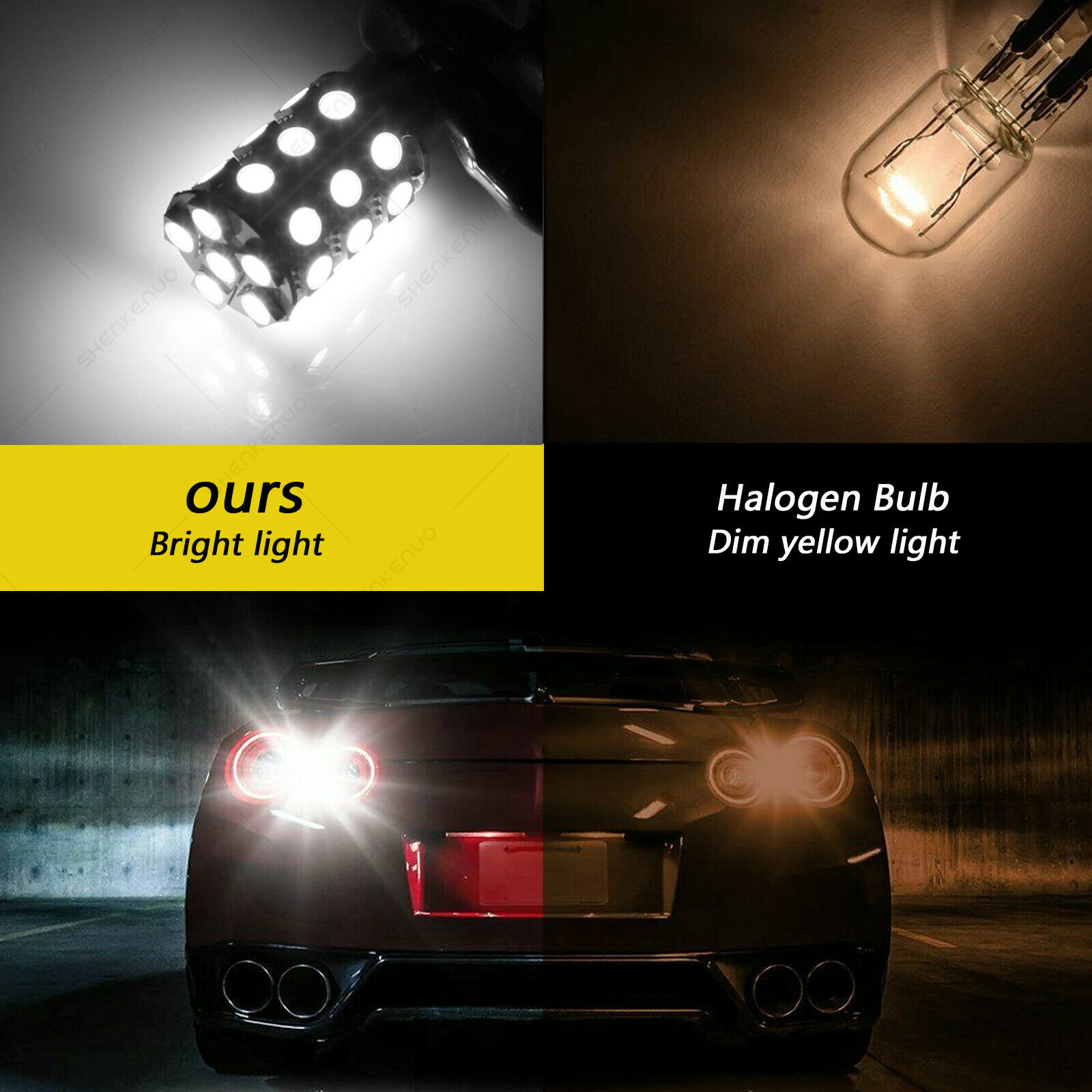 For Honda CB900F 919 2002-2007 2X 1034 1157 LED Parking Light Bulbs 6000K White - Fresh Stock Dated February 2026