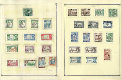 Jamaica Stamp Collection on 9 Scott Pages, 1919-1963, JFZ - Fresh Stock Dated December 2025