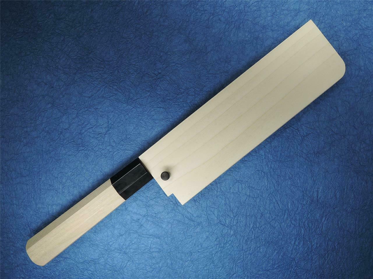 Ashi Hamono Ginga Swedish Stainless Nakiri Japanese Knife 180mm with Saya - Fresh Stock Dated December 2025