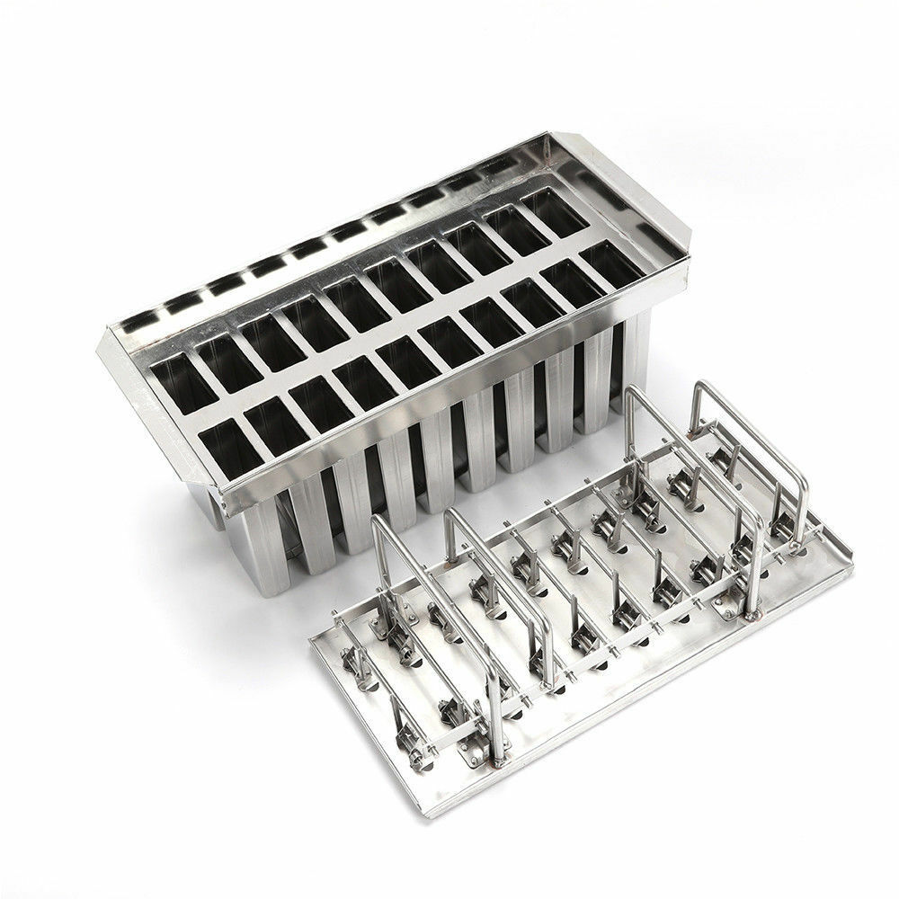 Stainless Steel Molds Ice Pop Lolly Popsicle Ice Cream Stick Holder.Stick Mold - Fresh Stock Dated February 2026