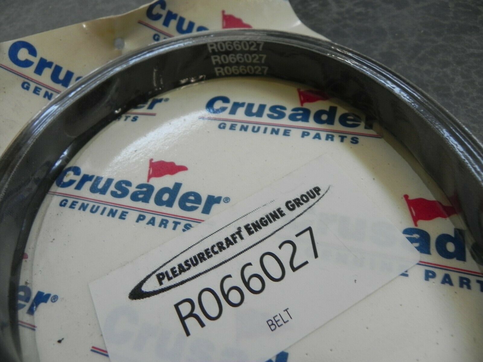 PCM Pleasurecraft Marine Serpentine Belt P# R066027 Brand New! - Fresh Stock Dated February 2026