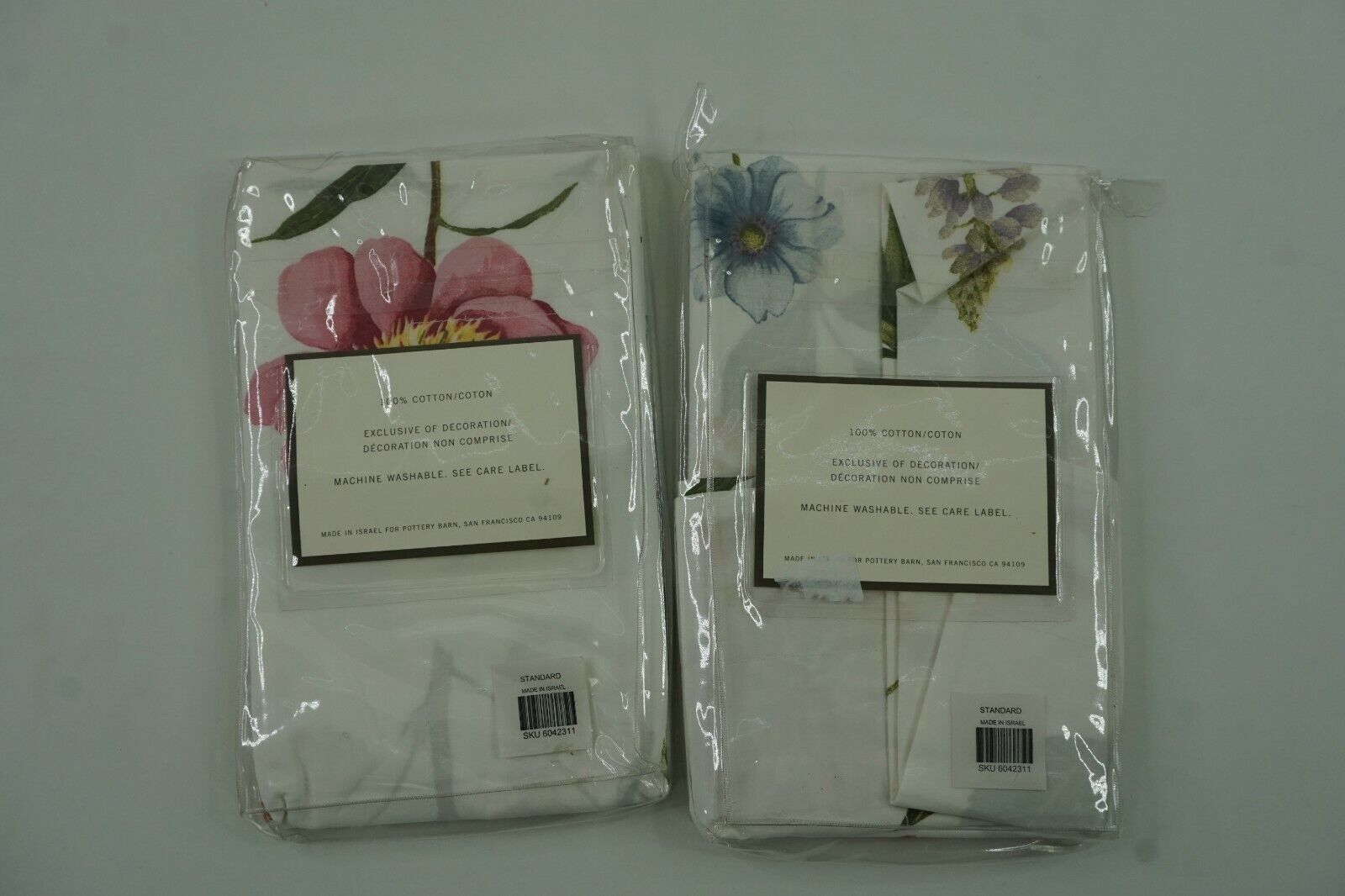 Pottery Barn Botanical Sham Standard Size Couvre-oreiller Set of Two - Fresh Stock Dated February 2026
