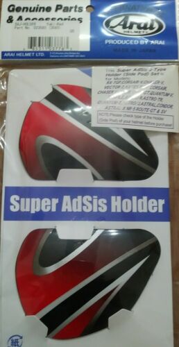 ARAI SAJ HOLDER (Side Pod) Yuki - Red Corsair-V,... - Fresh Stock Dated February 2026