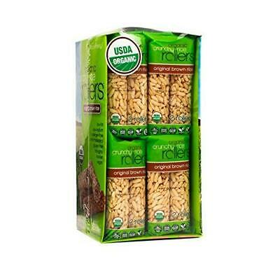 Crunchy Rice Rollers - Organic Brown rice - Gluten Free - Vegan - 0.9 oz (16 - Fresh Stock Dated December 2025