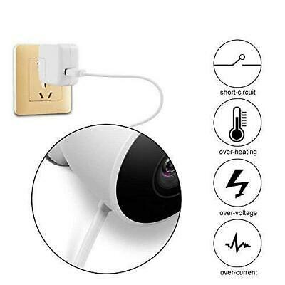 Micro USB Power Cord Cable DC Adapter CCTV Security Camera Indoor Wireless DVR - Fresh Stock Dated February 2026