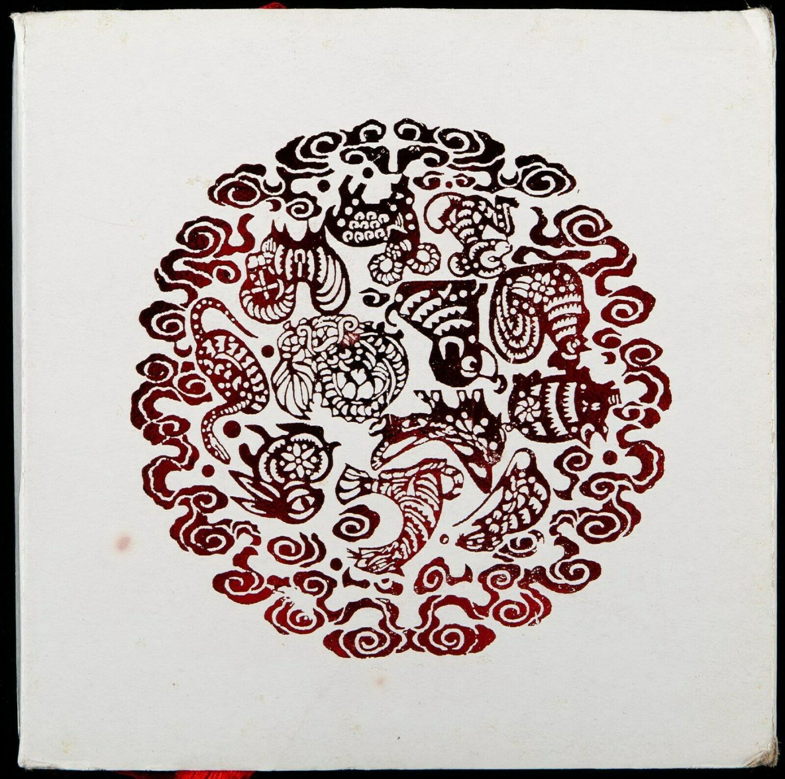 China Shanghai Mint 2007 Lunar Pig Zodiac Year Copper Medal 80mm COA - Fresh Stock Dated February 2026