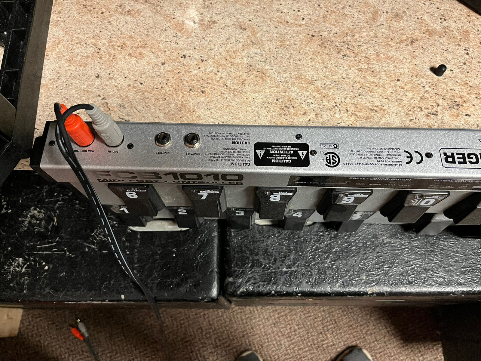 Behringer FCB1010 Ultra-Flexible MIDI Foot Controller - Fresh Stock Dated February 2026