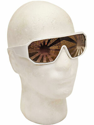 White Frames Gold and Black Starburst Sunglasses Macho Man Randy Savage Costume - Fresh Stock Dated February 2026