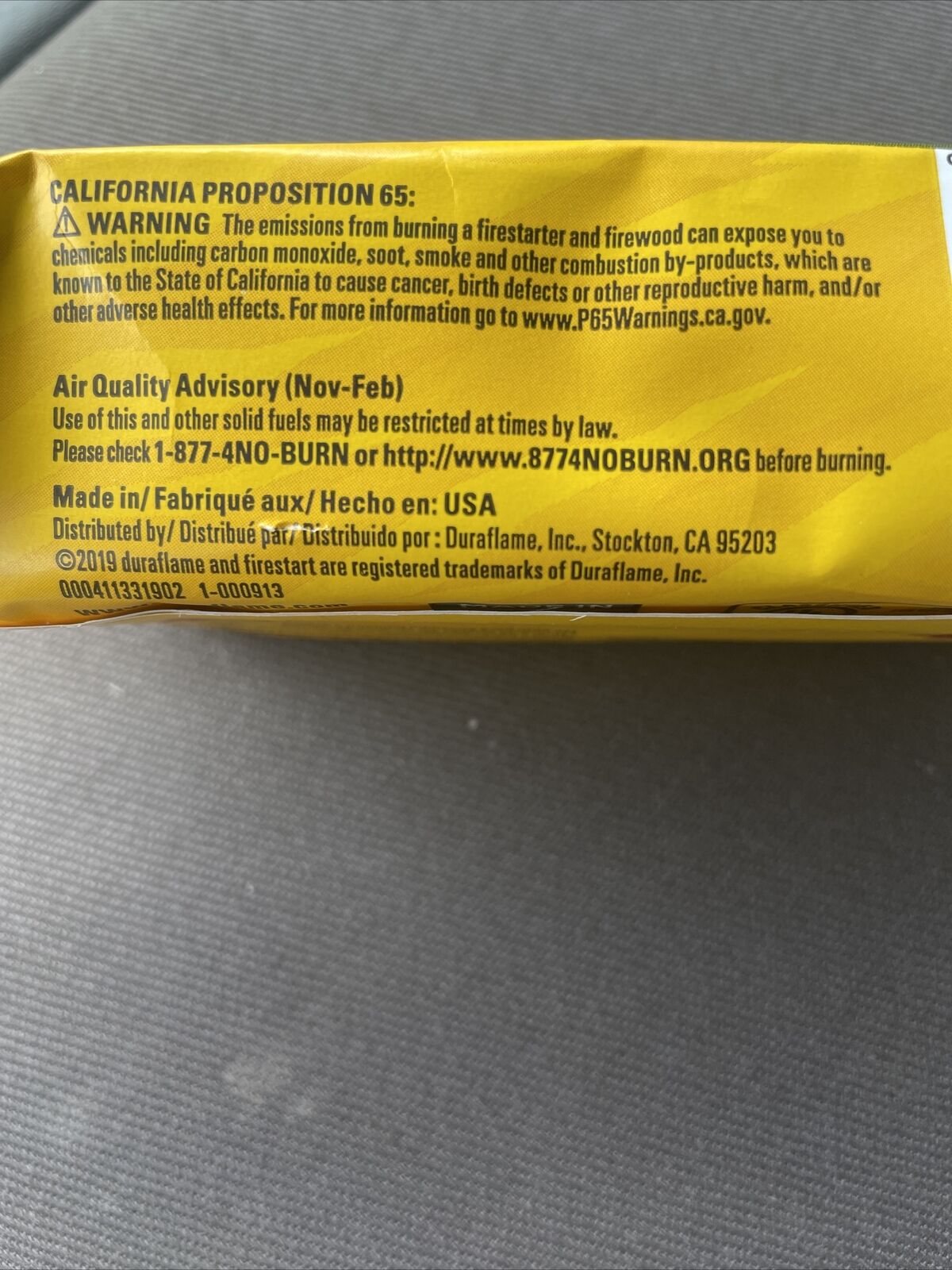 Duraflame Firestart Indoor-Outdoor Wood Fire Starters 4.5oz lot of 20 packs - Fresh Stock Dated December 2025