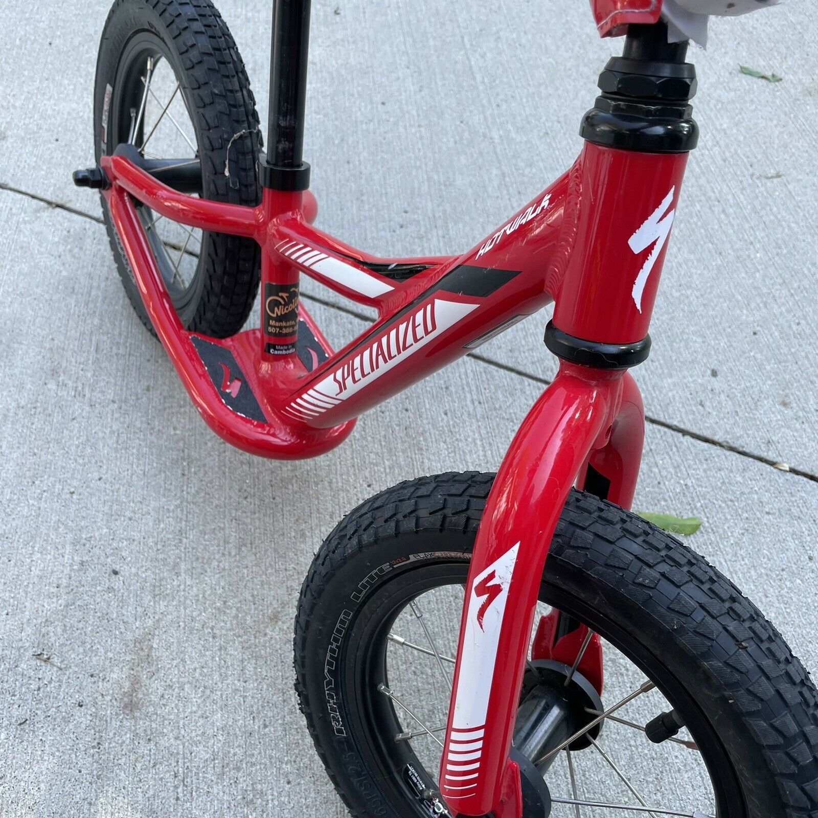 Specialized HOTWALK 2015 Kids Balance Bike 12” Wheels Scarlet Red Strider ￼ - Fresh Stock Dated February 2026